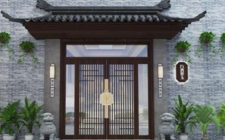 清溪镇您是否了解不同形式的中式门头设计要点？